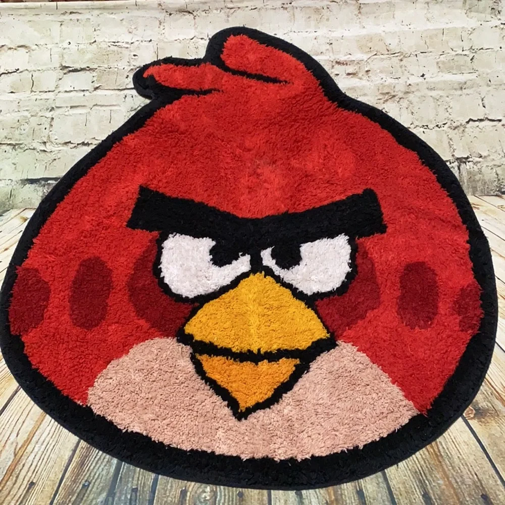 Cartoon Angry Birds Area Rug Carpet